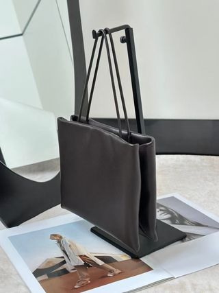 Cecily Water-Dyed Lambskin Accordion Handbag