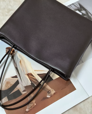 Cecily Water-Dyed Lambskin Accordion Handbag