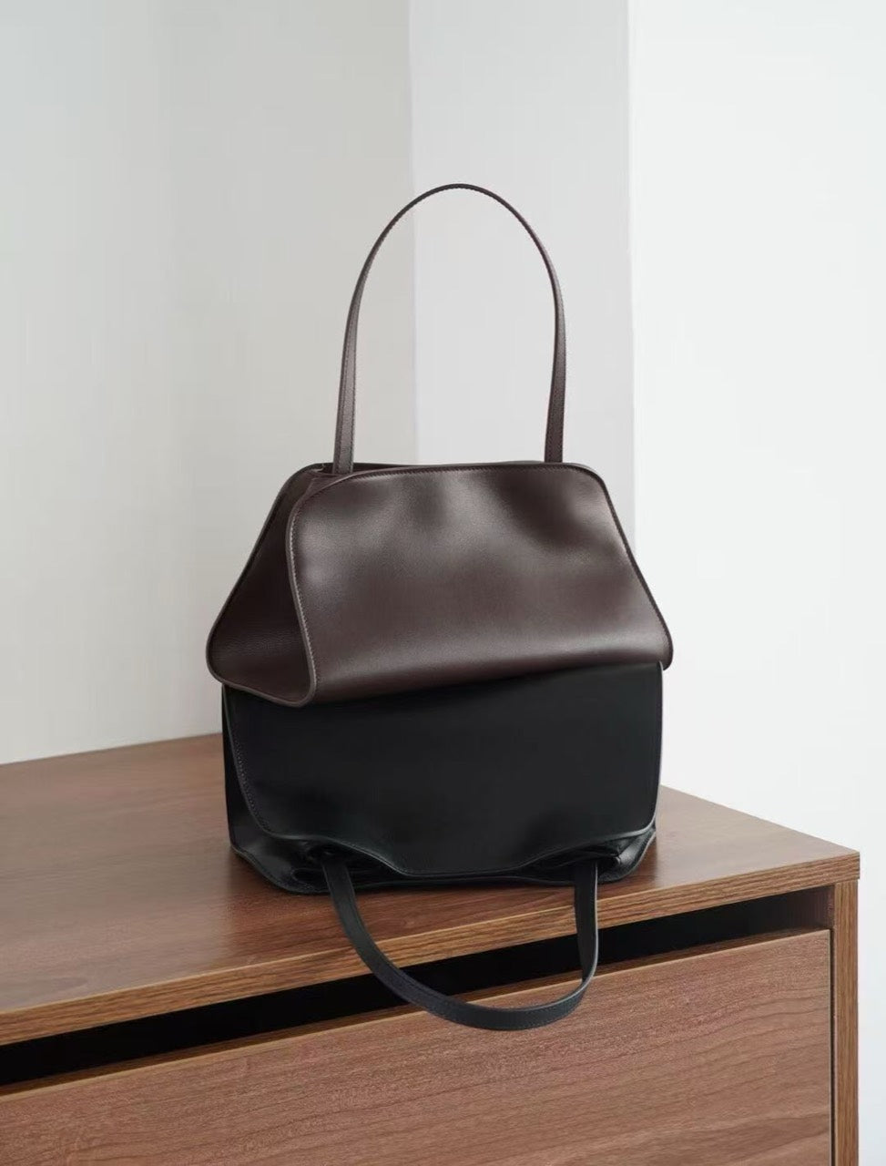 Iona Rowe Sculptural Cowhide Leather Shoulder Bag