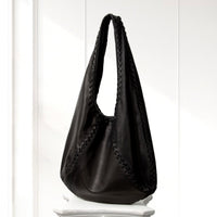 Kaja Hobo Bag in Black, angled view
