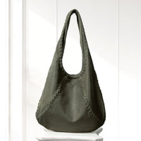 Kaja Hobo Bag in Olive, front view