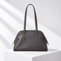 Lena Bowling Bag in Dark Taupe