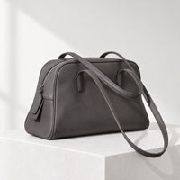 Lena Bowling Bag in Dark Taupe, alternate view