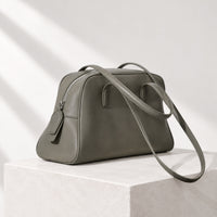 Lena Bowling Bag in Olive Gray, alternate view