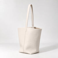 Ivory Aya Bucket Bag, angled view