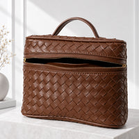 Vera Vanity Bag in Hazelnut, front view