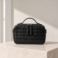 Nola Camera Bag in Black, front view