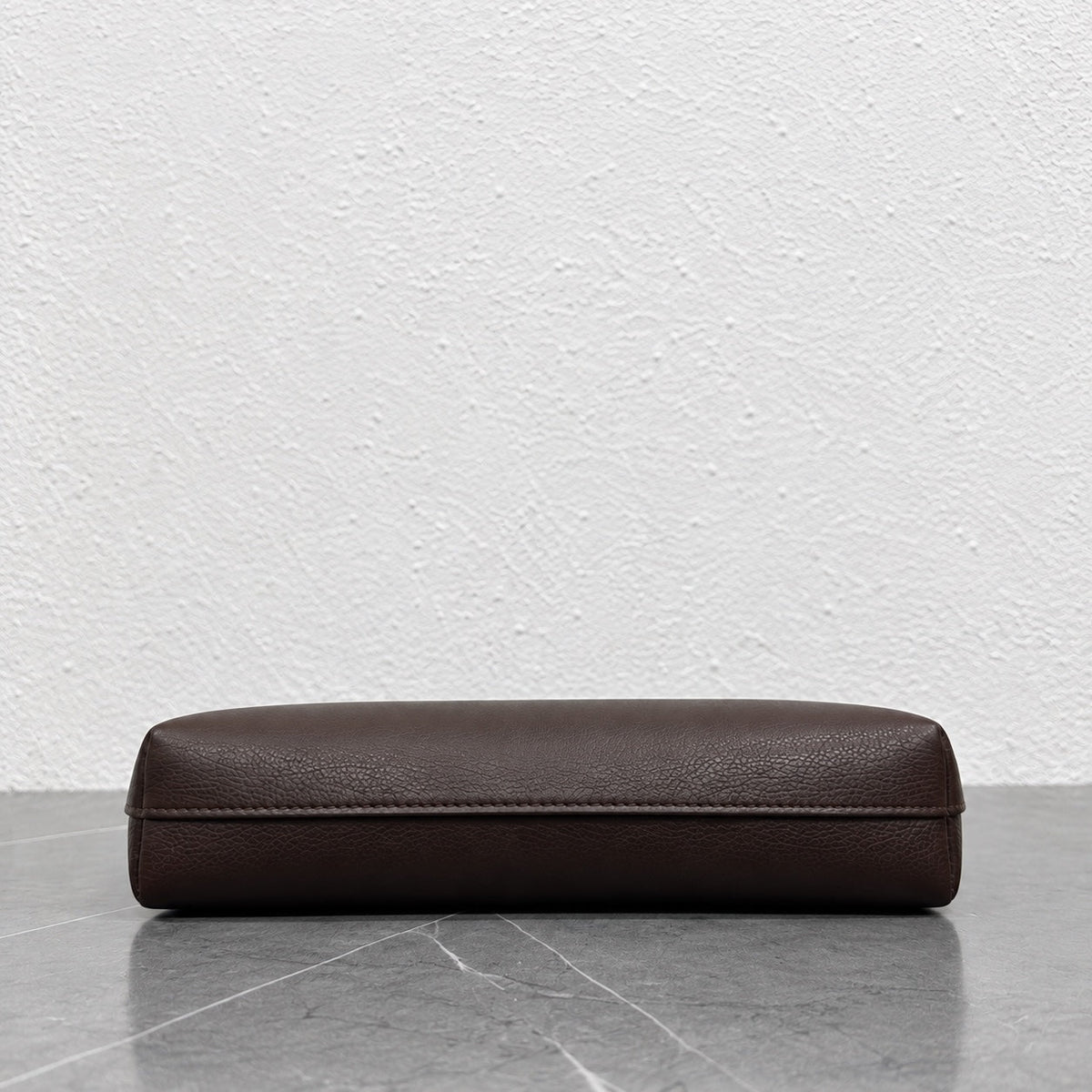 Arc Shoulder Bag in Dark Brown, base detail