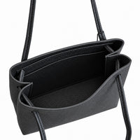 Mila Shoulder Bag in Black, interior detail