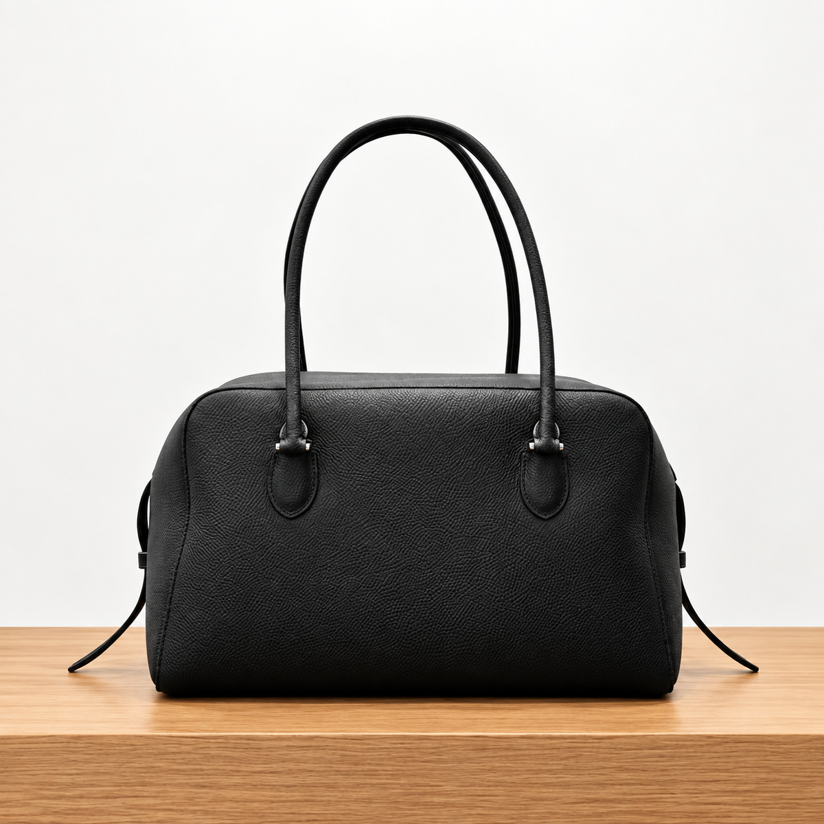Black Sanne Bowling Bag, front view