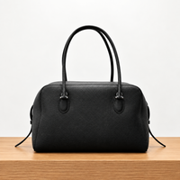 Black Sanne Bowling Bag, front view