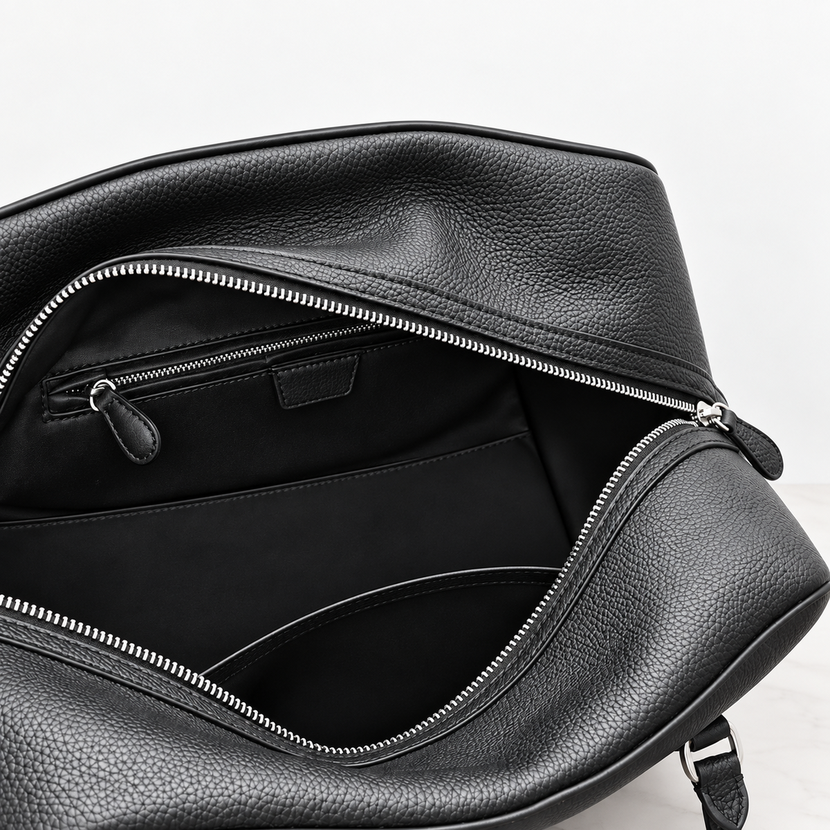 Black Sanne Bowling Bag, interior detail