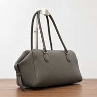Gray Sanne Bowling Bag, angled view