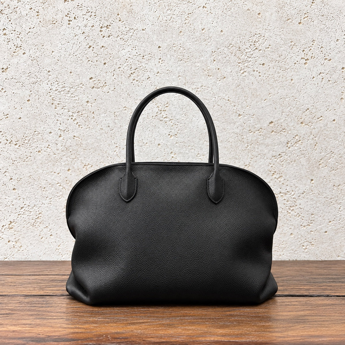 Black Agnes Bowling Bag, front view